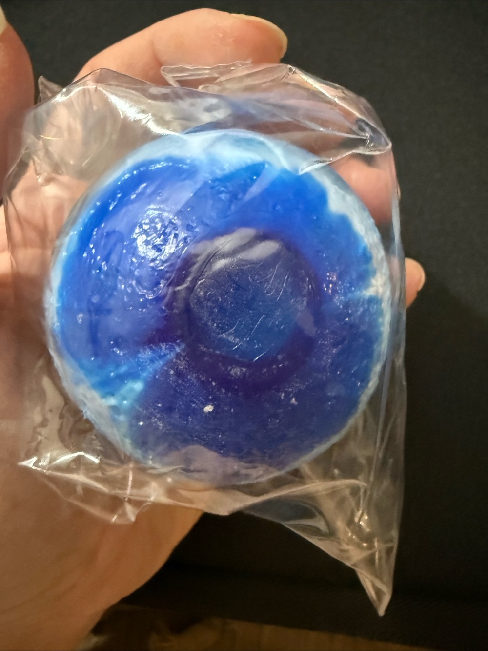 Blue Round Earth Texture Squishy Ball